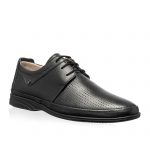 Pantofi barbati din piele naturala - Negru Perforat - 650 NP