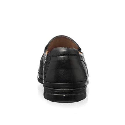 Pantofi barbati din piele naturala - Negru Perforat - 651 NP