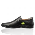 Pantofi barbati din piele naturala - Negru Perforat - 651 NP