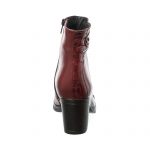 Ghete dama din piele naturala - Bordo Box Croco - 80 BBC