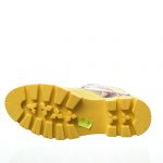 Bocanci dama din piele naturala - Galben Box Mozaic 3D - BC20 GBM3D