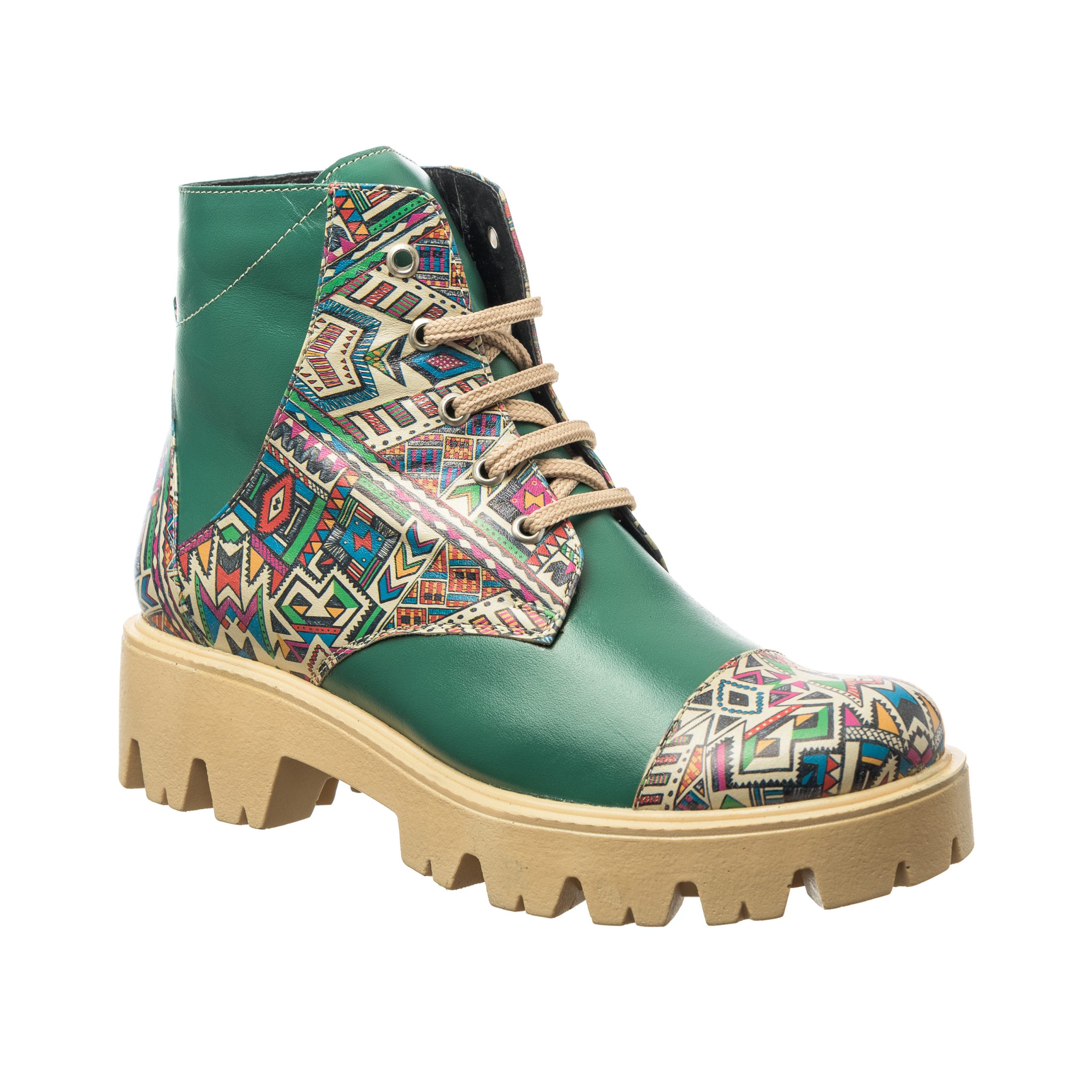 Bocanci dama din piele naturala - Verde Box Traditional - BC20 VBT Bocanci dama din piele naturala - Verde Box Traditional - BC20 VBT