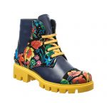 Bocanci dama din piele naturala - Blue Box Flori Noi- BC20 BBFN