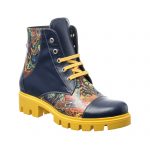 Bocanci dama din piele naturala - Blue Box Pictura- BC20 BBP