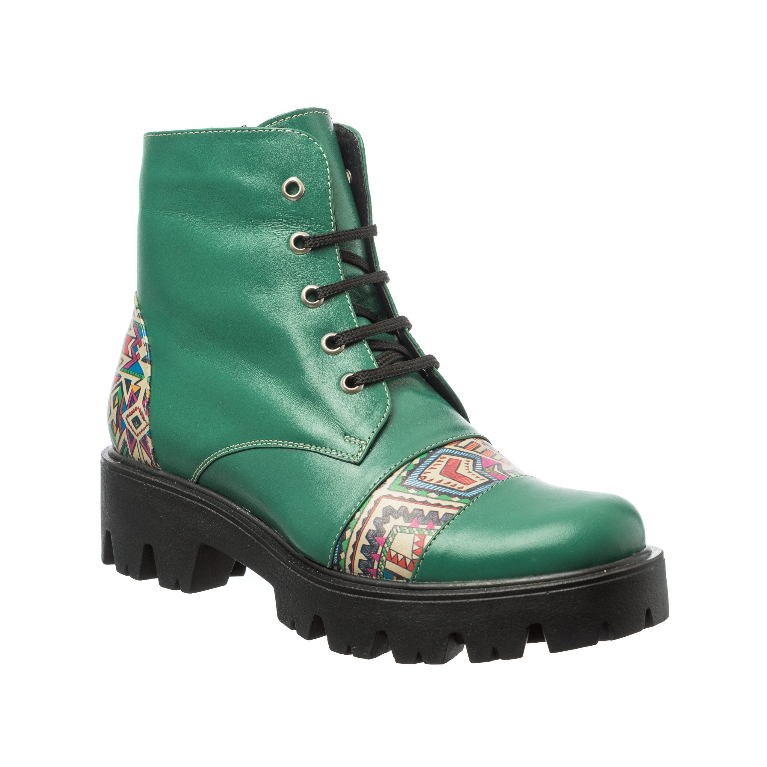 Bocanci dama din piele naturala - Verde Box Traditional - BC21 VBT Bocanci dama din piele naturala - Verde Box Traditional - BC21 VBT