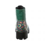 Bocanci dama din piele naturala - Verde Box Traditional - BC21 VBT