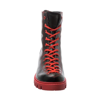Bocanci dama din piele naturala - Negru Box- BC23 NB