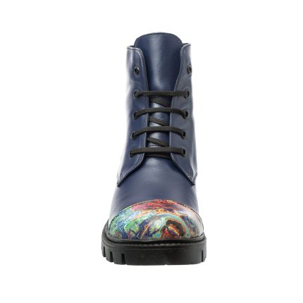 Bocanci dama din piele naturala - Blue Box Pictura- BC26 BBP