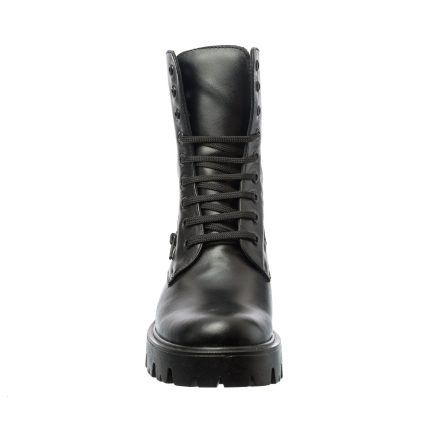 Bocanci dama din piele naturala -Negru Box Fir Auriu- BC29 NBFA