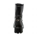 Bocanci dama din piele naturala -Negru Box Fir Auriu- BC29 NBFA