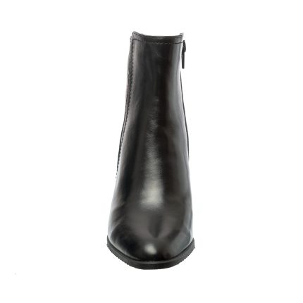 Ghete dama din piele naturala - Negru Box Sarpe Galben - GX31 NBSG