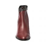 Ghete dama din piele naturala - Albastru Box cu Mozaic - GX44 ABM