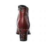 Ghete dama din piele naturala - Albastru Box cu Mozaic - GX44 ABM