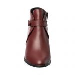 Ghete dama din piele naturala - Bordo Box - GX35 BOB