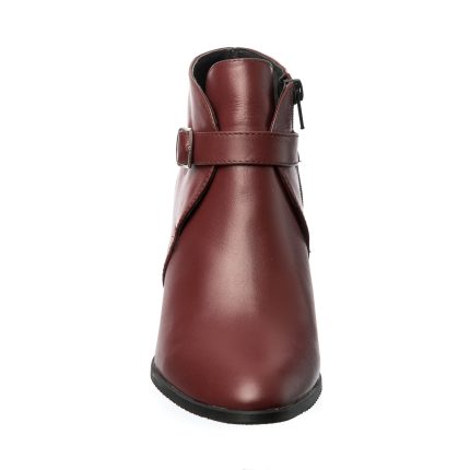 Ghete dama din piele naturala - Bordo Box - GX35 BOB