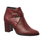 Ghete dama din piele naturala - Bordo Box - GX35 BOB
