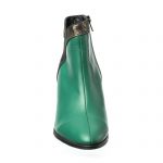 Ghete dama din piele naturala - Verde Box cu Straveziu - GX44 VBST