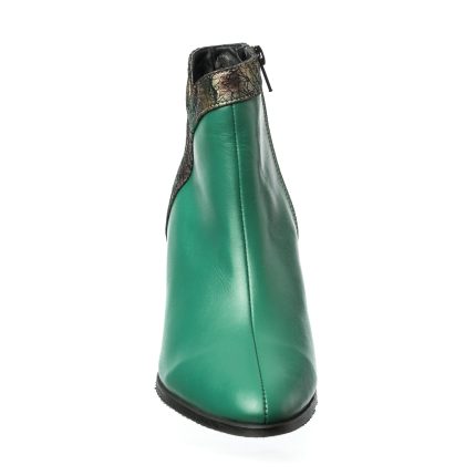 Ghete dama din piele naturala - Verde Box cu Straveziu - GX44 VBST