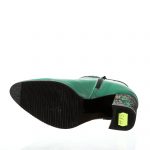 Ghete dama din piele naturala - Verde Box cu Straveziu - GX44 VBST
