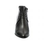 Ghete dama din piele naturala - Negru Box - GX45 NB