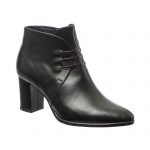 Ghete dama din piele naturala - Negru Box - GX45 NB