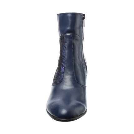 Ghete dama din piele naturala - Blu cu Straveziu - GX50 BST