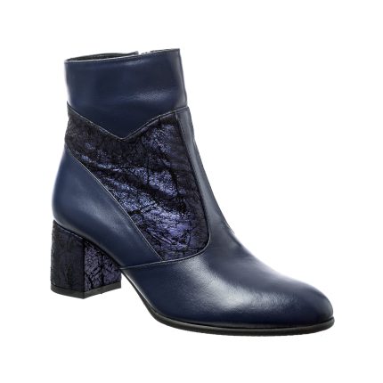 Ghete dama din piele naturala - Blu cu Straveziu - GX50 BST