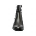Ghete dama din piele naturala - Negru Box - GX42 NB