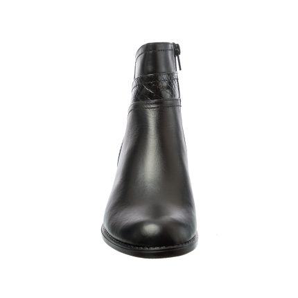 Ghete dama din piele naturala - Negru Box - GX42 NB