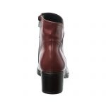 Ghete dama din piele naturala - Bordo Box cu Solzi - GX42 BoBS