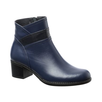 Ghete dama din piele naturala -Blu Box cu Solzi - GX42 BBS