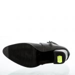 Botine dama din piele naturala - Negru Box - GX35 NB