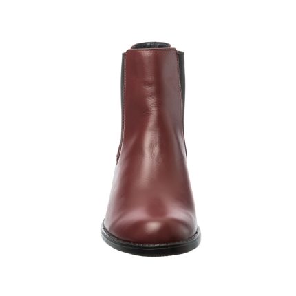 Botine dama din piele naturala - Bordo Box - E01 BoB