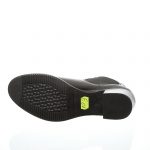 Botine dama din piele naturala - Negru Box - E01 NB
