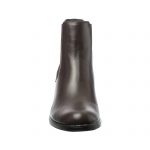 Botine dama din piele naturala - Maro Box - E01 MB