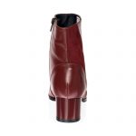 Ghete dama din piele naturala - Bordo Box cu Antilopa - GX40 BoBA