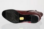 Ghete dama din piele naturala - Bordo Box cu Antilopa - GX40 BoBA