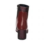 Ghete dama din piele naturala - Bordo Box cu Ponei - GX41 BoBP