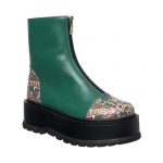 Bocanci dama din piele naturala - Verde Box Traditional- BC25 VBT