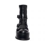 Bocanci dama din piele naturala - Negru Box - BC30 NB