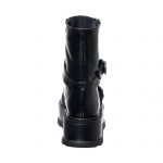 Bocanci dama din piele naturala - Negru Box - BC30 NB