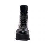 Bocanci dama din piele naturala - Negru Box - BC31 NB