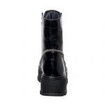 Bocanci dama din piele naturala - Negru Box - BC31 NB