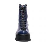 Bocanci dama din piele naturala -Blue Box Zigzag- BC33 BBZ