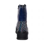 Bocanci dama din piele naturala -Blue Box Zigzag- BC33 BBZ