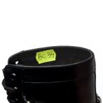 Bocanci dama din piele naturala - Negru Box - BC34 NB