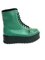 Bocanci dama din piele naturala - Verde Box - BC34 VB