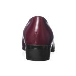 Pantofi dama din piele naturala - Bordo Varf Poney - T7 BVP