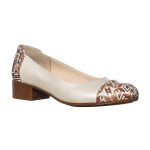 Pantofi dama din piele naturala - Bej Model Traditional Bej - T6 BMTB