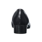 Pantofi dama din piele naturala - Negru Varf Puncte - T7 NVP